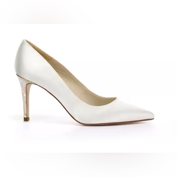 Freya Rose Chelsea Ivory Satin Court Shoe - Picture 1 of 13